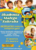 Akademia Małego Szkraba - BEZPŁATNE zajęcia adaptacyjne