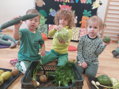 2022/10 Dzień warzyw i owoców - zielone