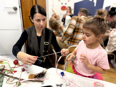 2025/12 Świąteczne warsztaty z rodzicami - Strusie